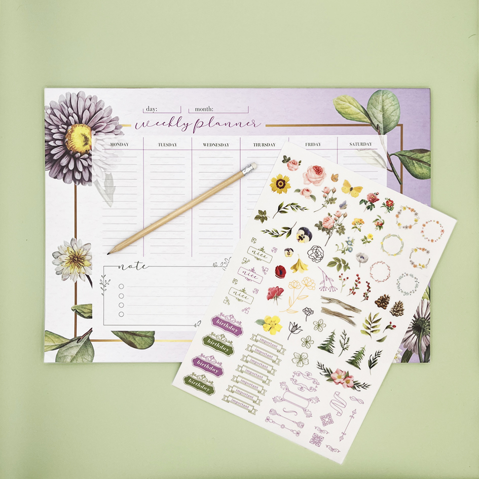 WEEKLY PLANNER A3 - BOTANICAL