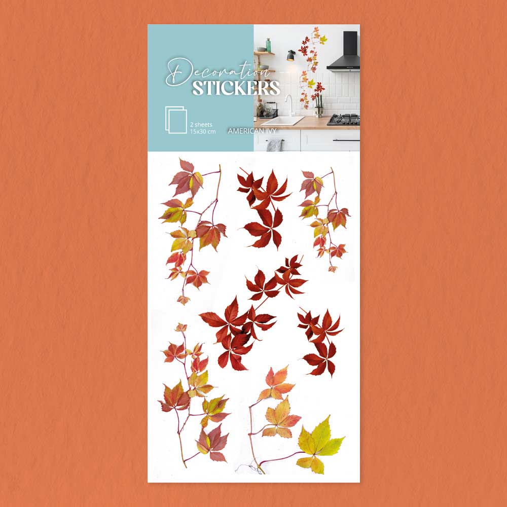 WALL STICKERS AMERICAN IVY 15x30 cm.