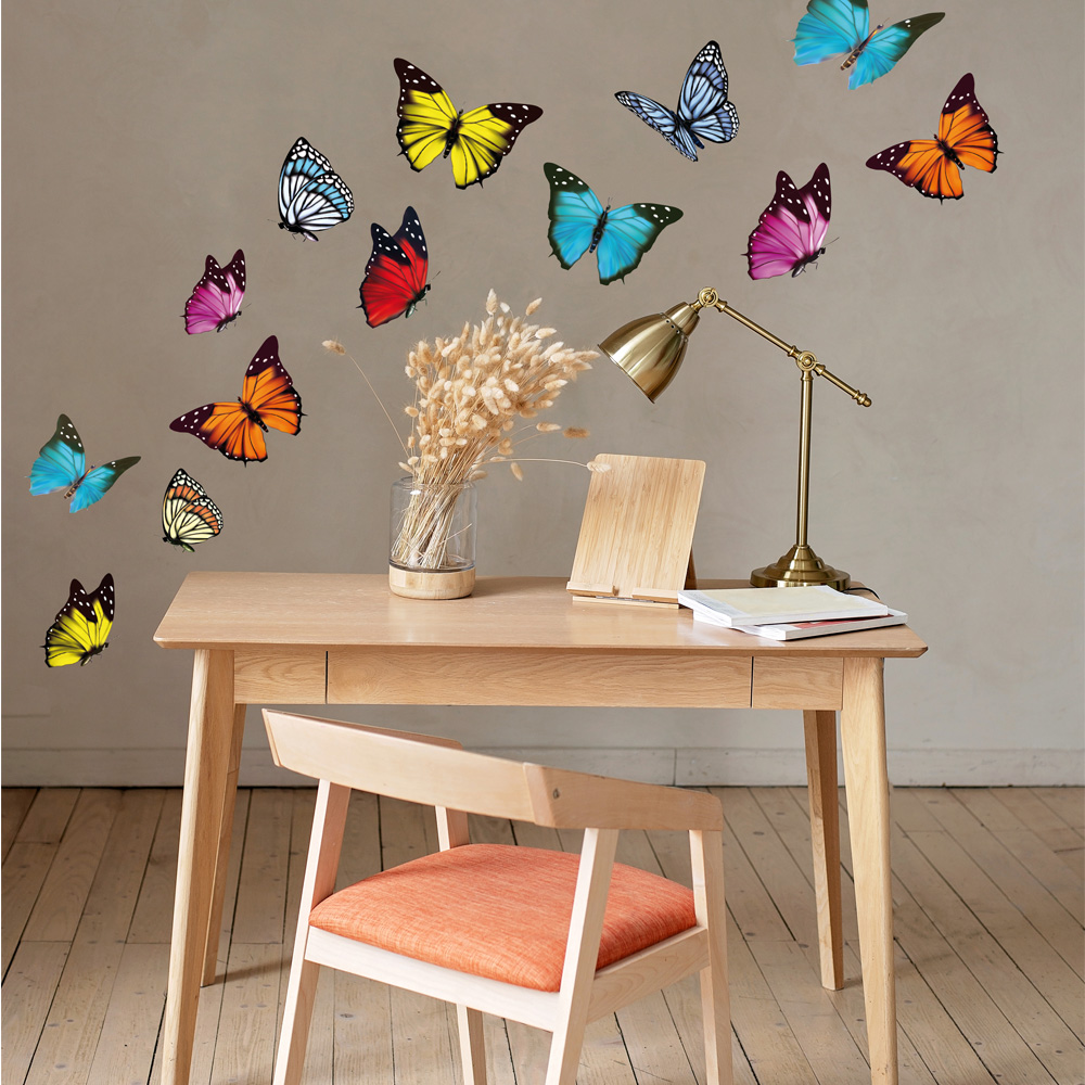 WALL STICKERS BUTTERFLY 30x30 cm.